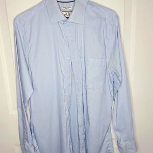 1905 Jos a Bank Clothing Co. Dress Shirt Light Blue Size 15 1/2 x 33